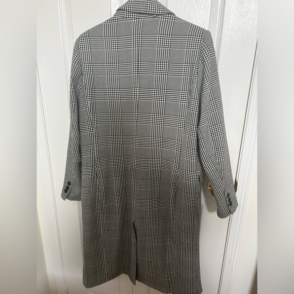 Plaid overcoat / dynamite / size large - Picture 2 of 5